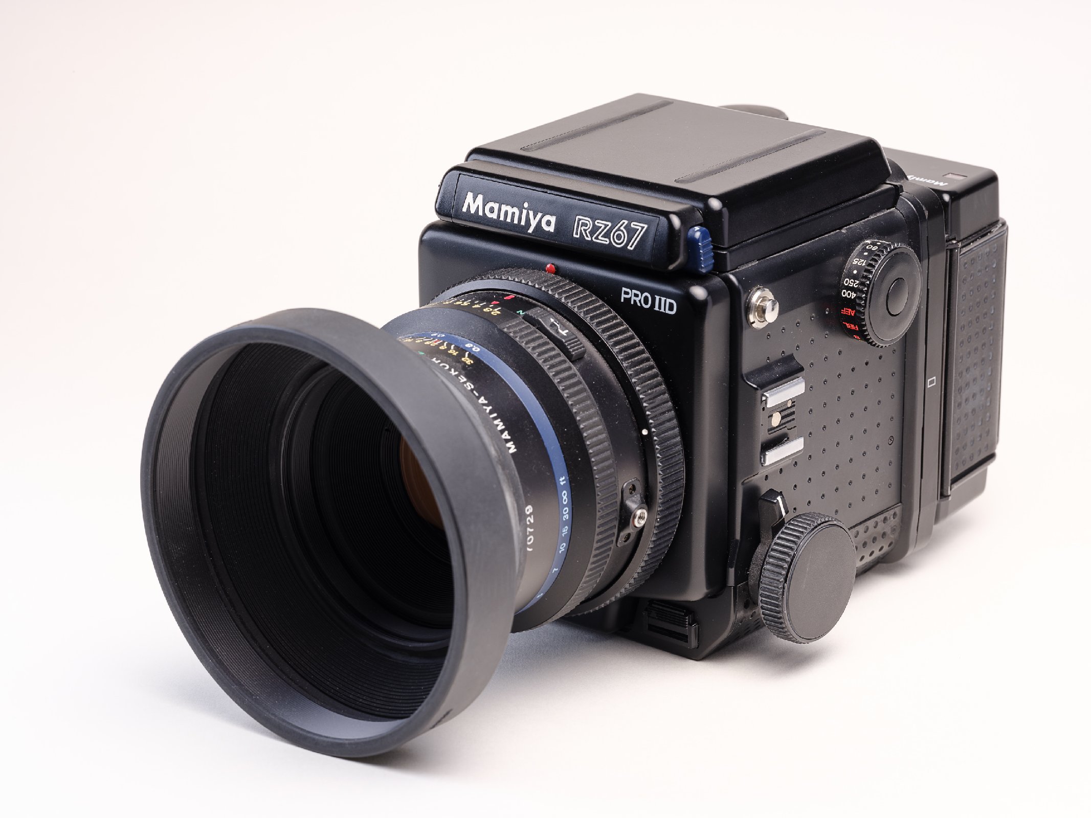 Mamiya Kamera RZ67 Pro II D 110mm f2,8 Sekor, 6 x 7 rückteil, 2x